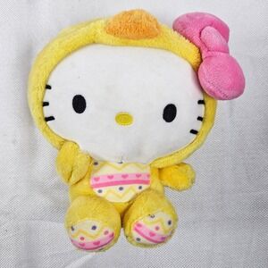 Sanrio Hello Kitty Easter Chick Plush Yellow Costume Jazwares 2023 8 Inch
